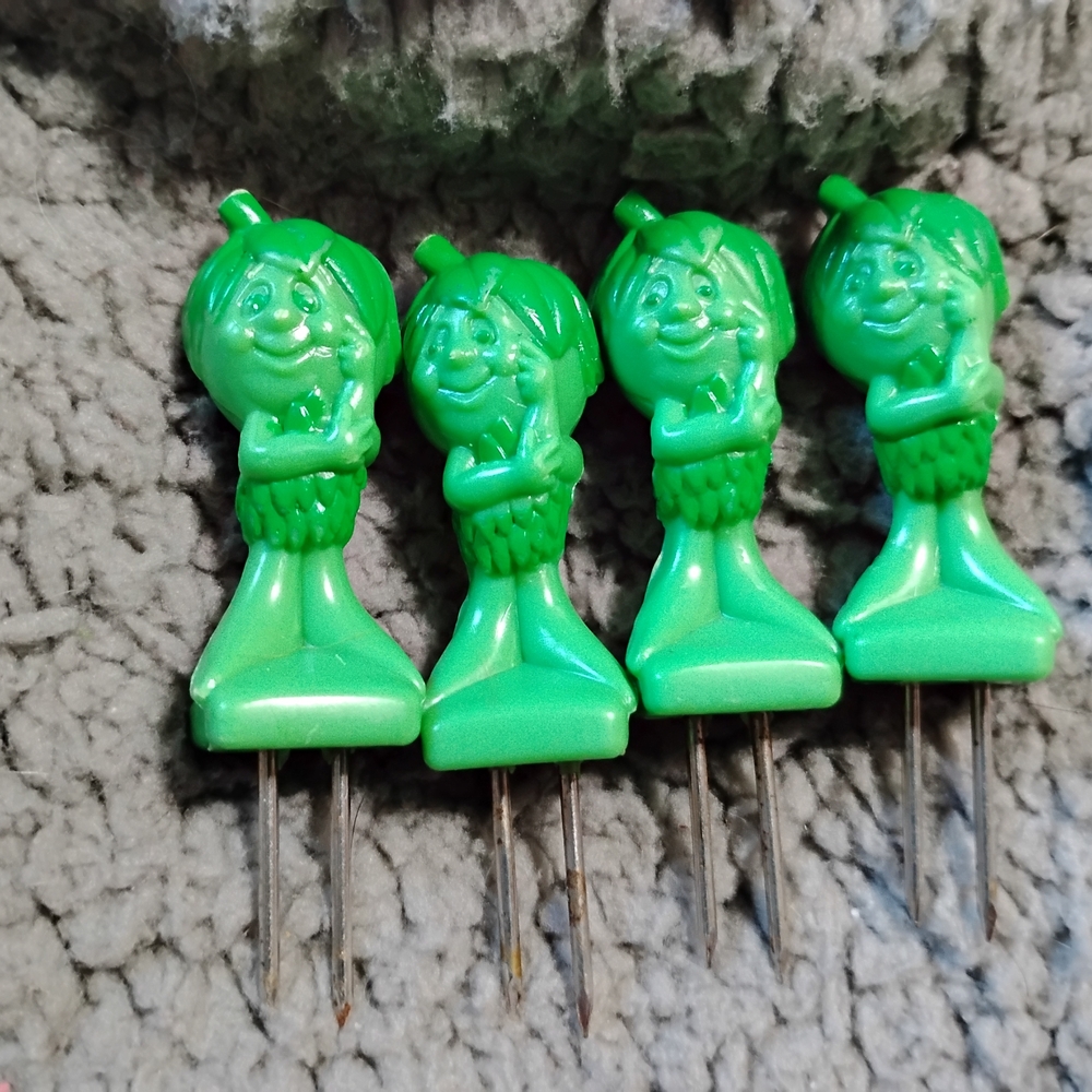Set of 4 Jolly Green Giant Corn Pokers